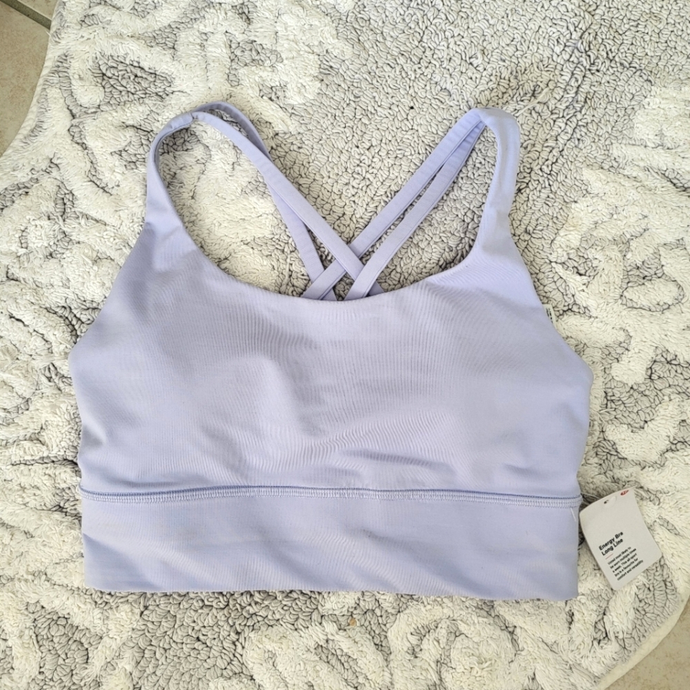 Energy Bra Long Line Lavender Dew